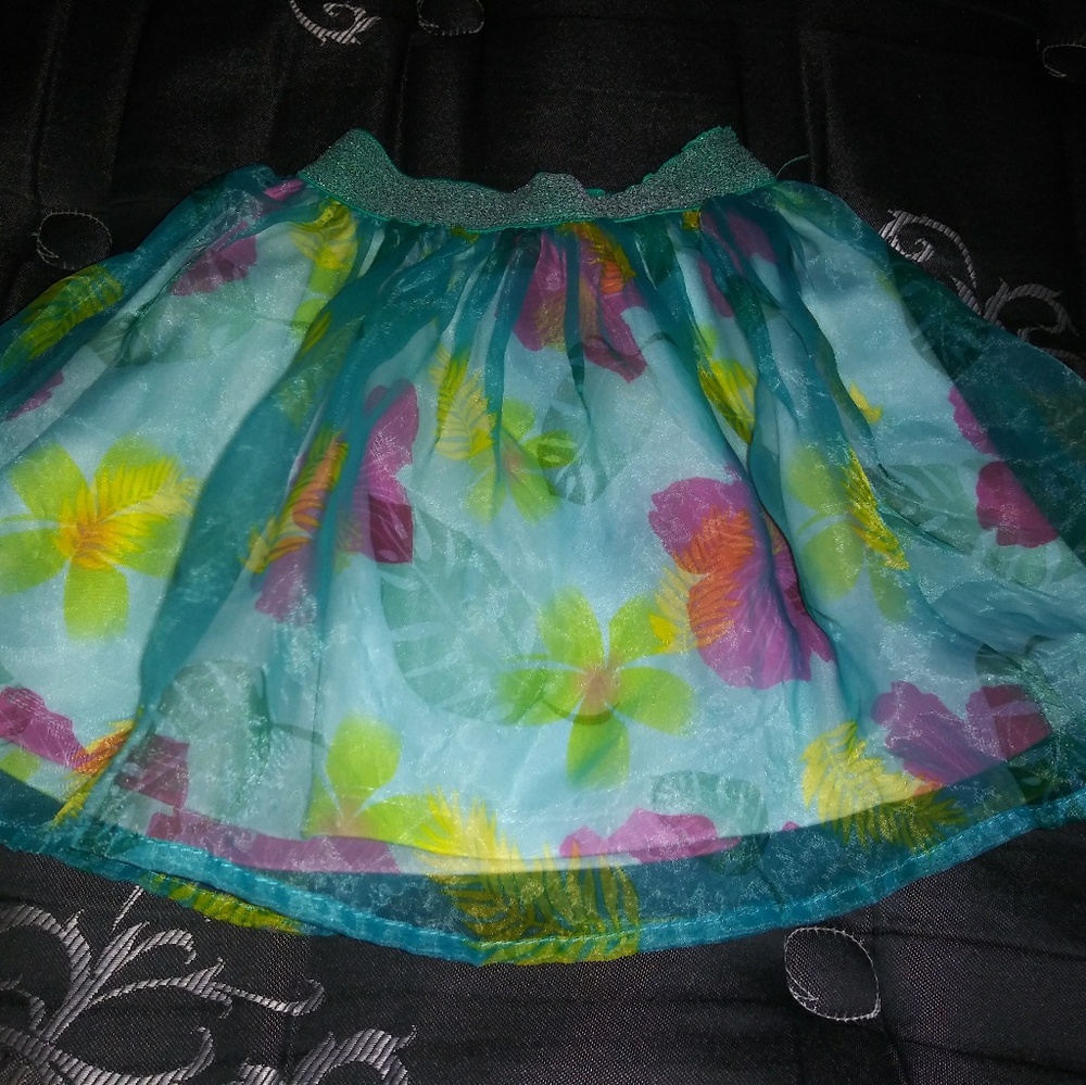 Disney store floral print skirt